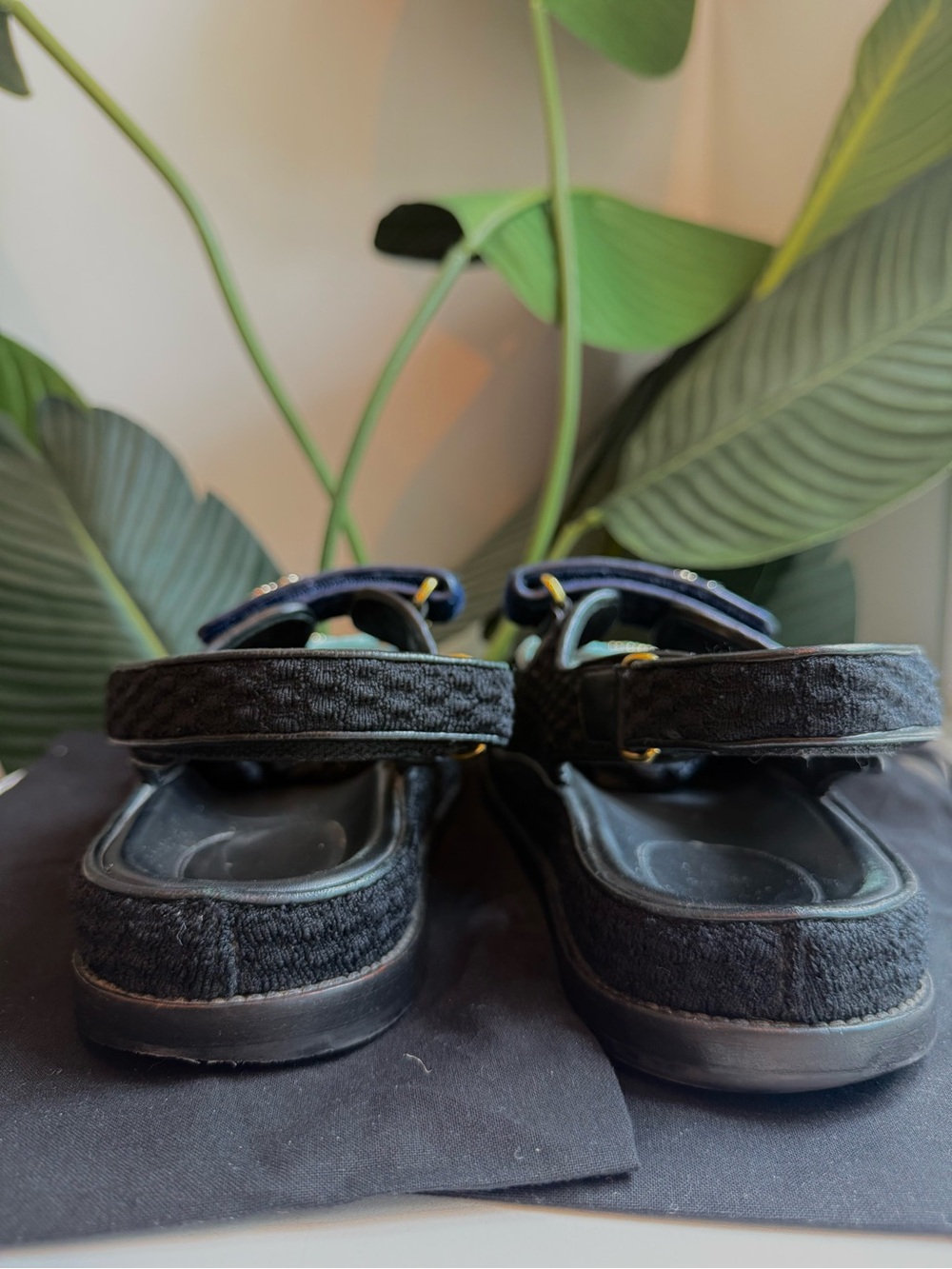 Chanel ‘22S Knit Multicolor Dad Sandal’ - Picture 4 of 8